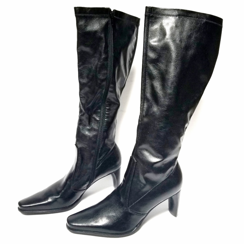 Franco Sarto Women's black heel boots size 9M